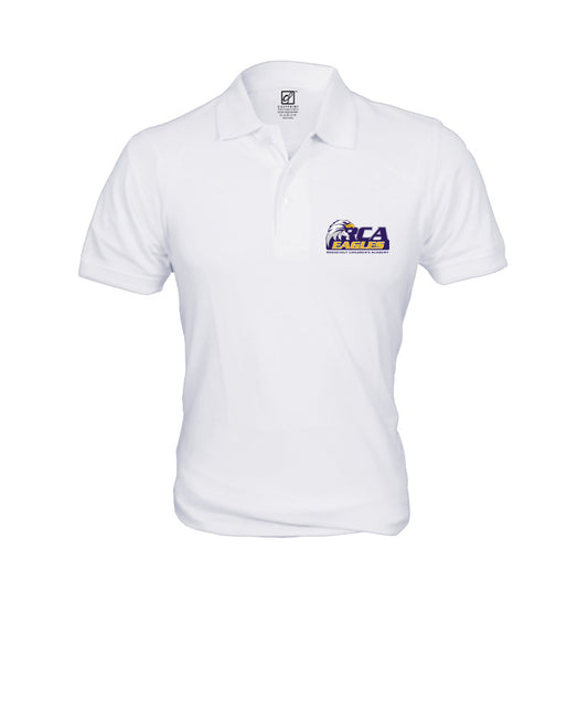 Boys Top Polo Short Sleeve (White)