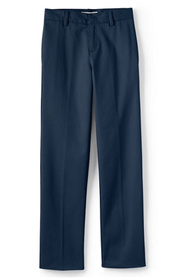 Boys Husky Pants Flat Front U647 Universal School Uniform Size 8H to 20H